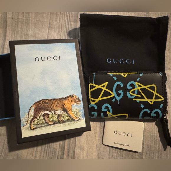 Gucci NWT Ghost Leather Wallet - Full Inclusion - Picture 4 of 6